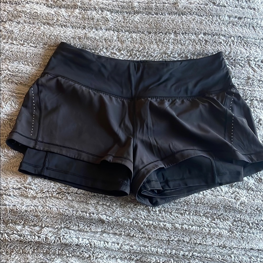 Lululemon Women's Black Athletic Shorts